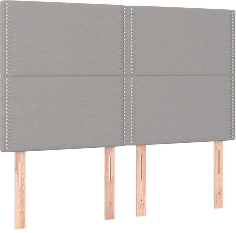 ΚΡΕΒΑΤΙ BOXSPRING ΜΕ ΣΤΡΩΜΑ ΑΝΟΙΧΤΟ ΓΚΡΙ 140X200 ΕΚ. ΥΦΑΣΜΑΤΙΝΟ 3131353