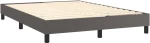 ΚΡΕΒΑΤΙ BOXSPRING ΜΕ ΣΤΡΩΜΑ ΓΚΡΙ 140X190ΕΚ. ΑΠΟ ΣΥΝΘΕΤΙΚΟ ΔΕΡΜΑ 3130719