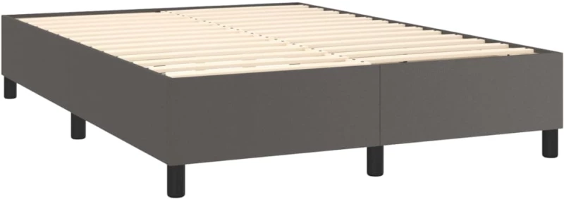 ΚΡΕΒΑΤΙ BOXSPRING ΜΕ ΣΤΡΩΜΑ ΓΚΡΙ 140X200ΕΚ. ΑΠΟ ΣΥΝΘΕΤΙΚΟ ΔΕΡΜΑ 3128977