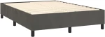 ΚΡΕΒΑΤΙ BOXSPRING ΜΕ ΣΤΡΩΜΑ & LED ΣΚ. ΓΚΡΙ 140X200ΕΚ. ΒΕΛΟΥΔΙΝΟ 3136066