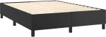 ΚΡΕΒΑΤΙ BOXSPRING ΜΕ ΣΤΡΩΜΑ & LED ΜΑΥΡΟ 140X200 ΕΚ. ΣΥΝΘ. ΔΕΡΜΑ 3135885