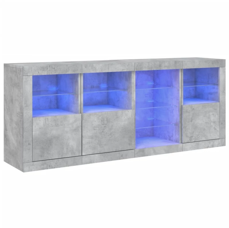 ΜΠΟΥΦΕΣ ΜΕ LED ΓΚΡΙ ΣΚΥΡΟΔΕΜΑΤΟΣ 164 X 37 X 67 ΕΚ. 3209054