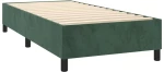 ΚΡΕΒΑΤΙ BOXSPRING ΜΕ ΣΤΡΩΜΑ & LED ΣΚ. ΠΡΑΣΙΝΟ 90X190 ΕΚ ΒΕΛΟΥΔΟ 3136038