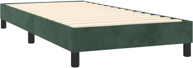 ΚΡΕΒΑΤΙ BOXSPRING ΜΕ ΣΤΡΩΜΑ & LED ΣΚ. ΠΡΑΣΙΝΟ 90X190 ΕΚ ΒΕΛΟΥΔΟ 3134438