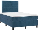 ΚΡΕΒΑΤΙ BOXSPRING ΜΕ ΣΤΡΩΜΑ & LED ΣΚ. ΜΠΛΕ 120X200ΕΚ. ΒΕΛΟΥΔΙΝΟ 3136057