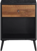 ΚΟΜΟΔΙΝΟ 40 X 30 X 50 ΕΚ. ΑΠΟ ΜΑΣΙΦ ΞΥΛΟ TEAK 358529