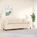 ΚΑΝΑΠΕΣ ΤΡΙΘΕΣΙΟΣ BEIGE 180 ΕΚ. ΑΠΟ ΜΙΚΡΟΪ́ΝΕΣ ΜΕ ΜΑΞΙΛΑΡΙΑ 3200982