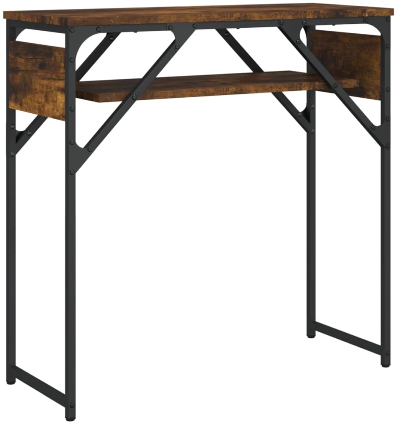 ΤΡΑΠΕΖΙ ΚΟΝΣΟΛΑ ΜΕ ΡΑΦΙ ΚΑΠΝΙΣΤΗ ΔΡΥΣ 75X30X75 ΕΚ. ΕΠΕΞ. ΞΥΛΟ 837799