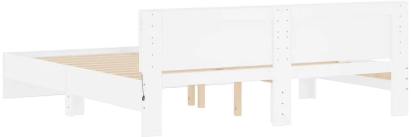 ΠΛΑΙΣΙΟ ΚΡΕΒΑΤΙΟΥ ΜΕ ΚΕΦΑΛΑΡΙ/LED ΛΕΥΚΟ 180X200 ΕΚ 3207588