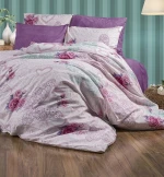 Παπλωματοθήκη Μονή 160x240 Χλόη 457 Pink Dimcol