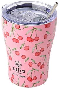 Ανοξείδωτη Κούπα θερμός Estia Cherry Rose 350 ml
