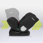 Lionelo Bastian i-Size Περιστρεφόμενο Kάθισμα Aυτοκινήτου 0-36kg Black Red
