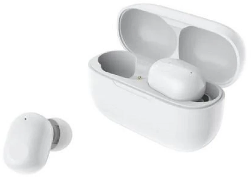 Ezra TWS23 In-ear Bluetooth Handsfree Ακουστικά με Θήκη Φόρτισης Λευκά