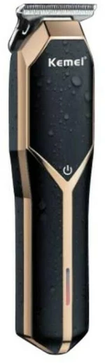 Kemei Επαναφορτιζόμενη Κουρευτική Μηχανή Black/Gold KM-1451
