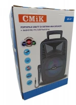 Σύστημα Karaoke με Ενσύρματα Μικρόφωνα MK-07 σε Μαύρο Χρώμα