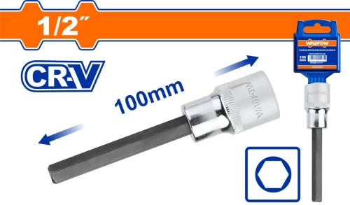 WADFOW Καρυδάκι άλλεν 1/2" 6Χ100mm (WSC5203)