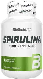 BioTech USA Spirulina 450 mg [100 Ταμπλέτες]