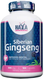 Haya Labs Siberian Ginseng 500 mg [100 Κάψουλες]