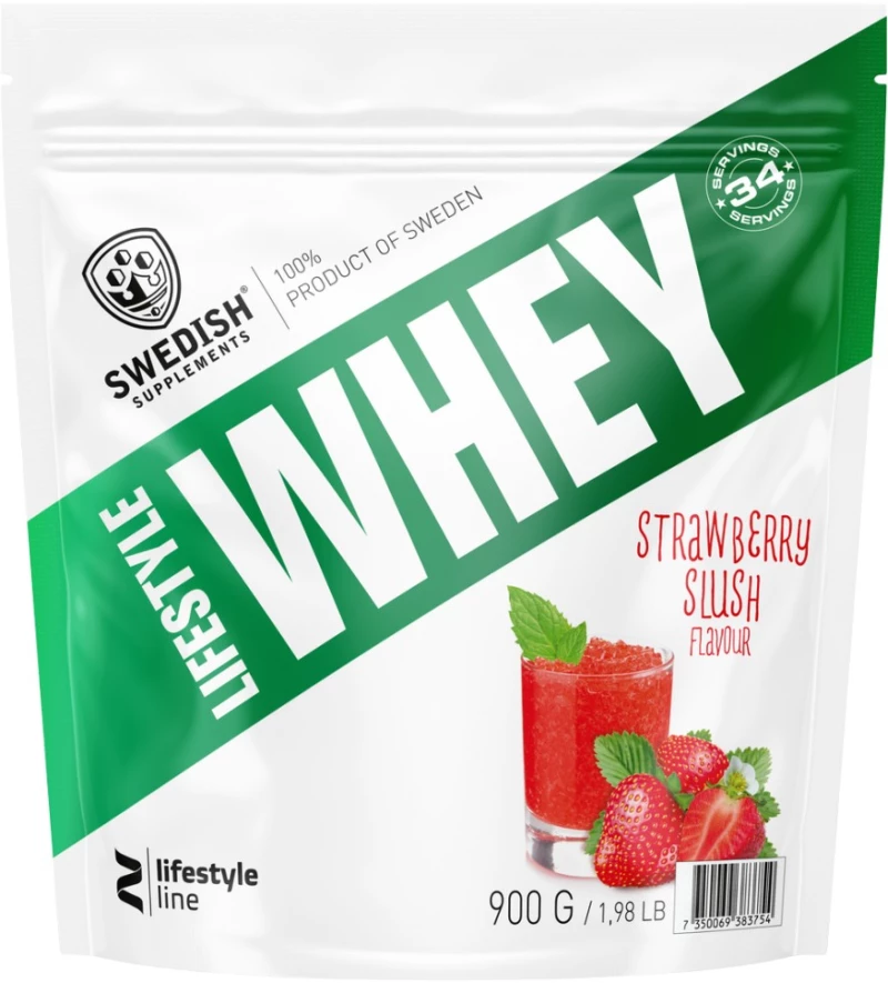 Swedish Supplements Lifestyle Whey [900 Γραμμάρια] Φράουλα