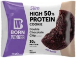 Born Winner Slim 50% High Protein Cookie [60 Γραμμάρια] Διπλά κομμάτια σοκολάτας