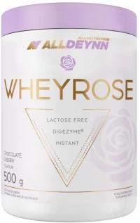 AllNutrition AllDeynn | WheyRose - Lactose Free Protein with DigeZyme [500 Γραμμάρια] Σοκολάτα με κεράσια