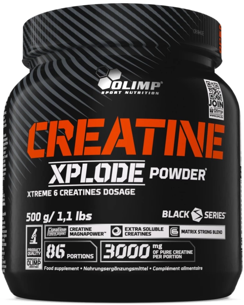 Olimp Sport Nutrition Creatine Xplode Powder [500 Γραμμάρια] Πορτοκάλι