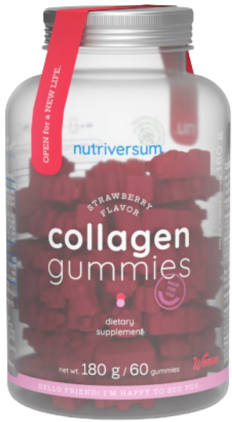 Nutriversum Collagen Gummies for Women [60 Τσίχλες] Φράουλα