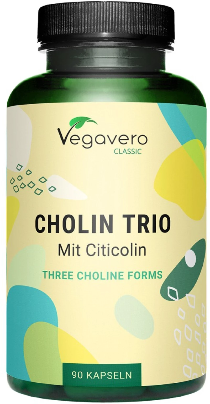 Vegavero Choline Trio | with Citicolin [90 Κάψουλες]