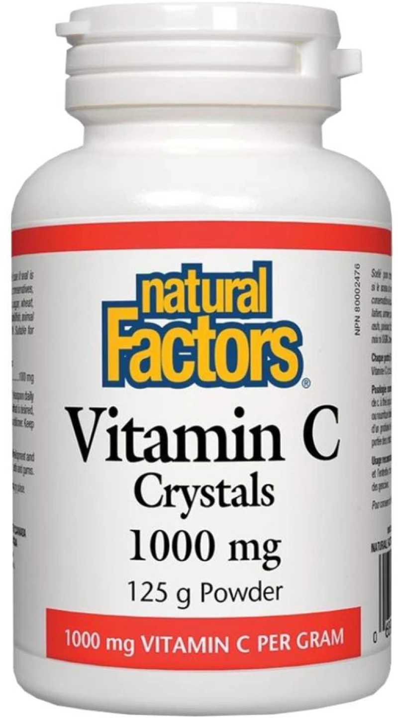 Natural Factors Vitamin C 1000 mg Crystals [125 Γραμμάρια]