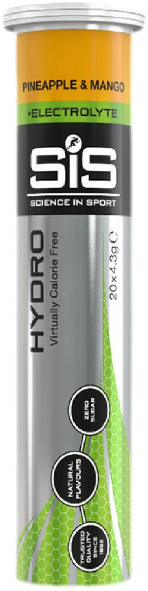 Science in Sport GO Hydro Tablet | with B-Vitamins [20 Αναβράζων δισκία] Ανανάς μάνγκο