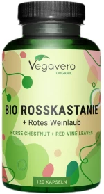 Vegavero Organic Horse Chestnut 400 mg [120 Κάψουλες]