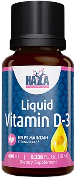 Haya Labs Liquid Vitamin D3 400 IU [10 ml]