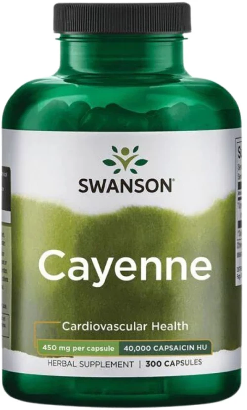 Swanson Cayenne 450 mg [300 Κάψουλες]