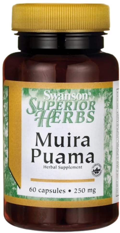 Swanson Muira Puama 250 mg | 10:1 Extract [60 Κάψουλες]