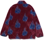 HUF Flamin Zip Sherpa Berry