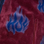 HUF Flamin Zip Sherpa Berry