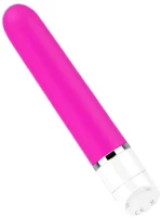 Vibrator Clasic Margo Multispeed, Silicon, Roz, 18 cm, Guilty To