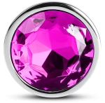Purple Medium Metallic Anal Plug