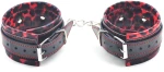 Red Leopard Handcuffs