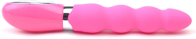 10-Mode Silicone Pink Beaded Vibrator 18.5 CM