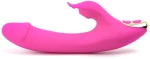 Pink Color 9 Speeds Rechargeable Silicone Penis Vibrator with Su