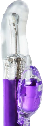 USB Rechargeable Electroplating Purple Color Pearls G-Spot Vibra