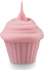 10-Speed Pink Color Silicone Icecream Shape Massager with Tongue