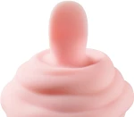 10-Speed Pink Color Silicone Icecream Shape Massager with Tongue