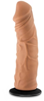 LOCK ON Argonite dildo with suction cup adapter Mocha 20 x 5 cm