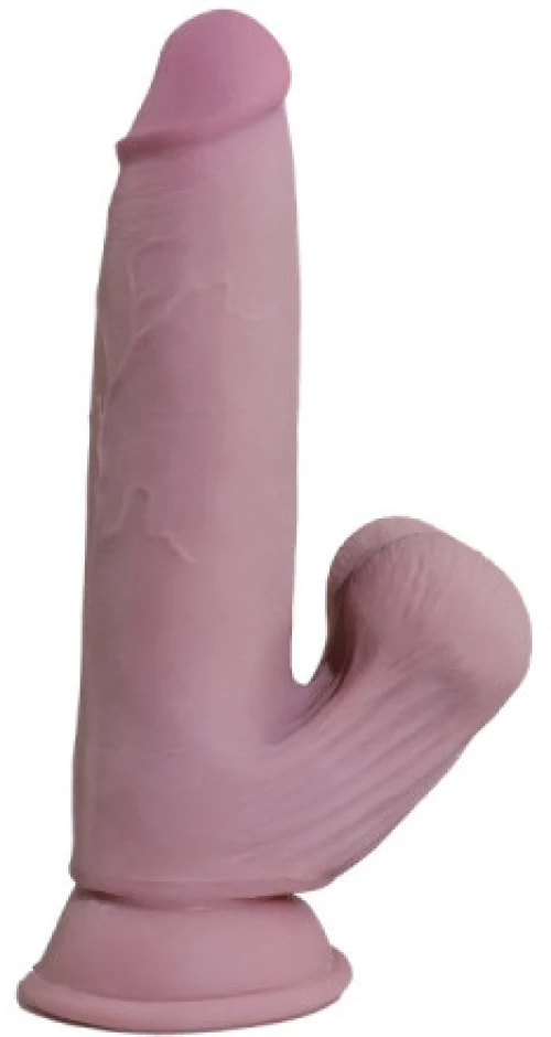 TOYBOX GEORGE TPE Dual layer cock with swinging balls Dildo 25 C