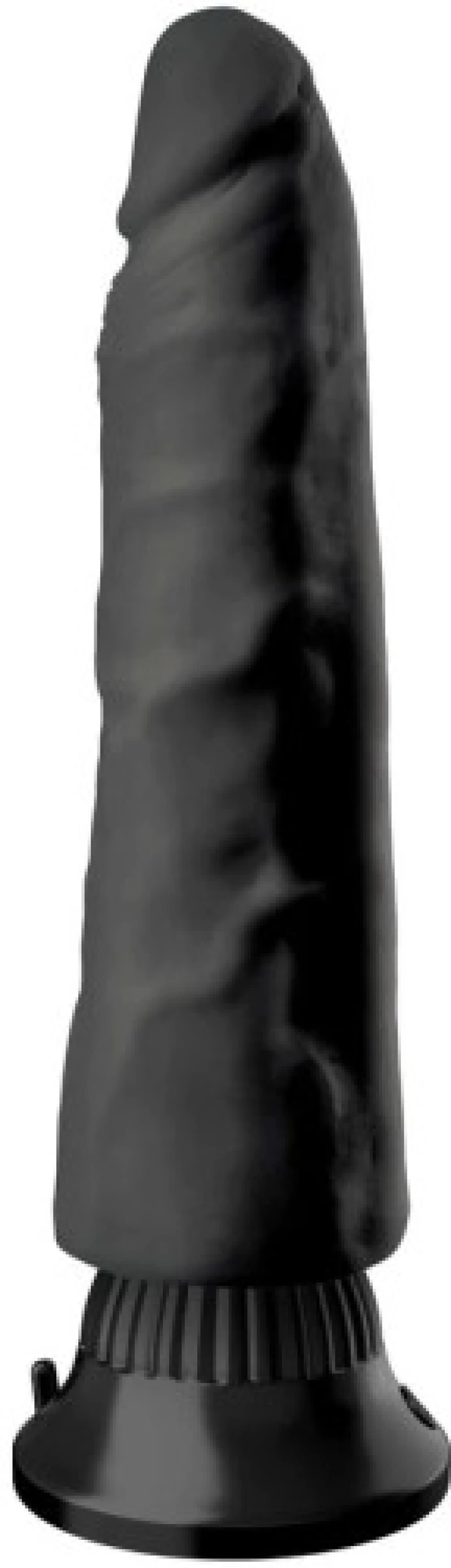 TOYBOY BARAK Realistic suctioned dildo Vibrator BLACK 22.5 X 4.3