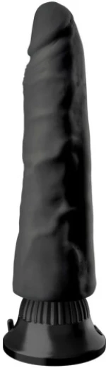 TOYBOY BARAK Realistic suctioned dildo Vibrator BLACK 22.5 X 4.3