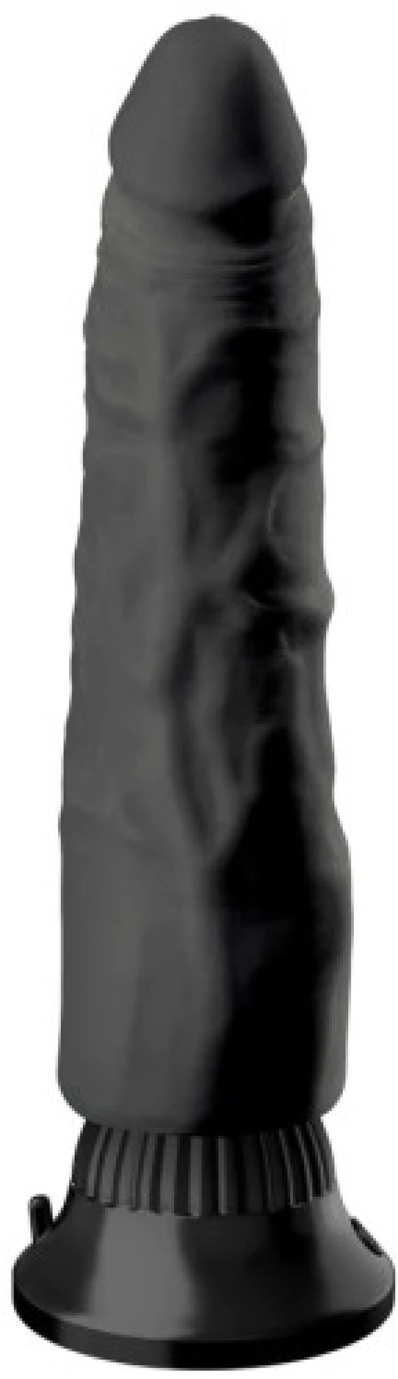 TOYBOY BARAK Realistic suctioned dildo Vibrator BLACK 22.5 X 4.3