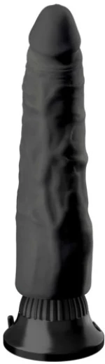 TOYBOY BARAK Realistic suctioned dildo Vibrator BLACK 22.5 X 4.3